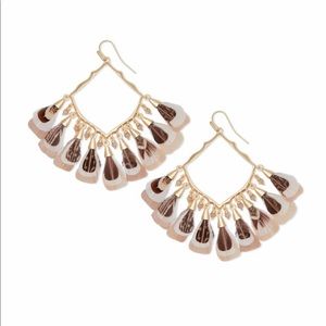 Kendra Scott Raven Feather Earring